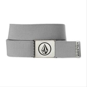 Volcom Belt Gray Circle Web One Size NWT